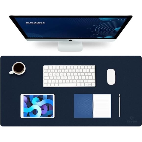 Desk Mat, Mouse Pad, Desk Pad, Waterproof Desk Mat for Desktop, Leather Desk Pad - Picture 1 of 6